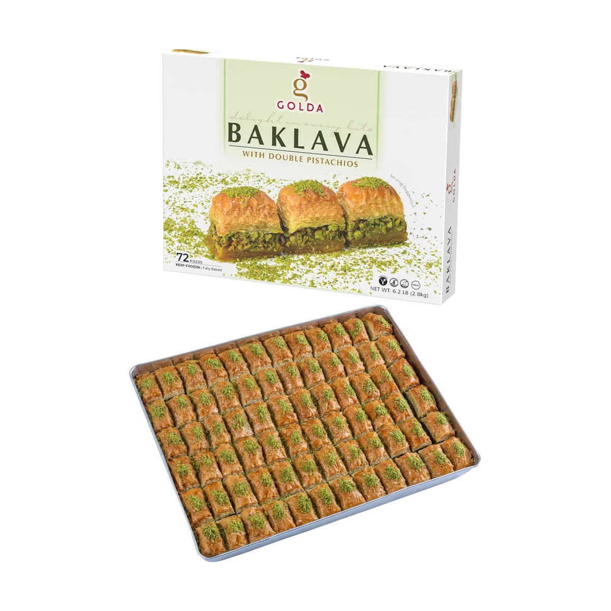 Golda بقلاوة بالفستق المضاعف (Fıstıklı Baklava)