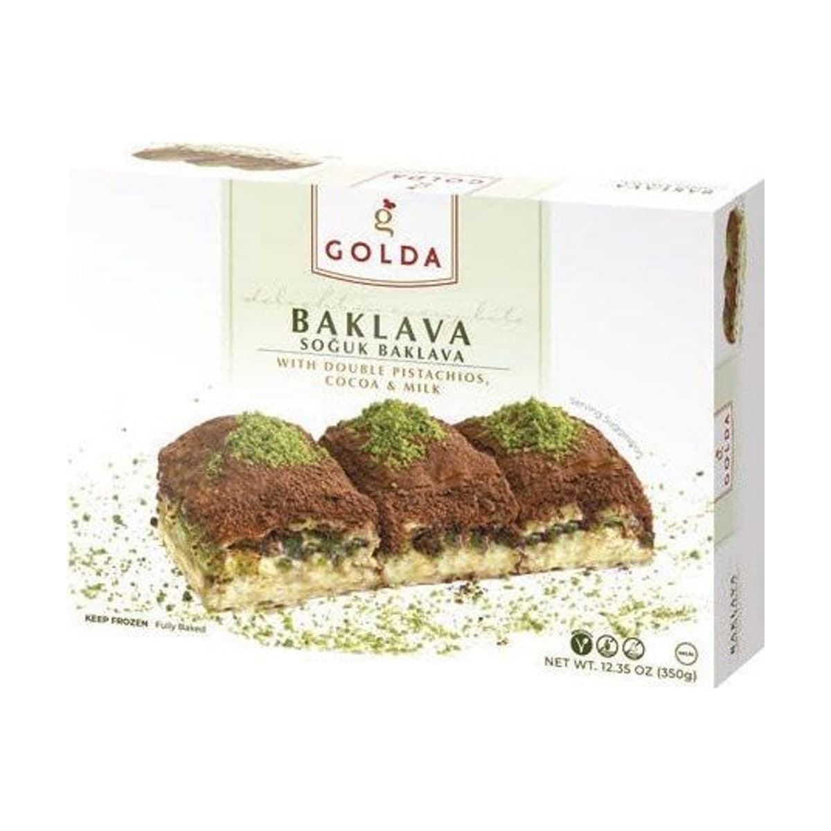 Golda بقلاوة بالحليب والكاكاو (Soğuk Baklava)