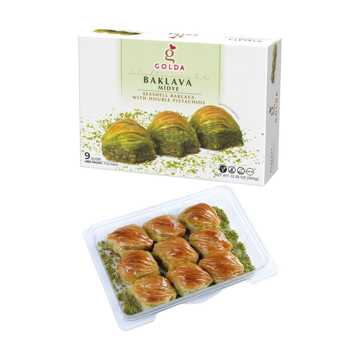 Golda بقلاوة الصدفة (Midye Baklava)