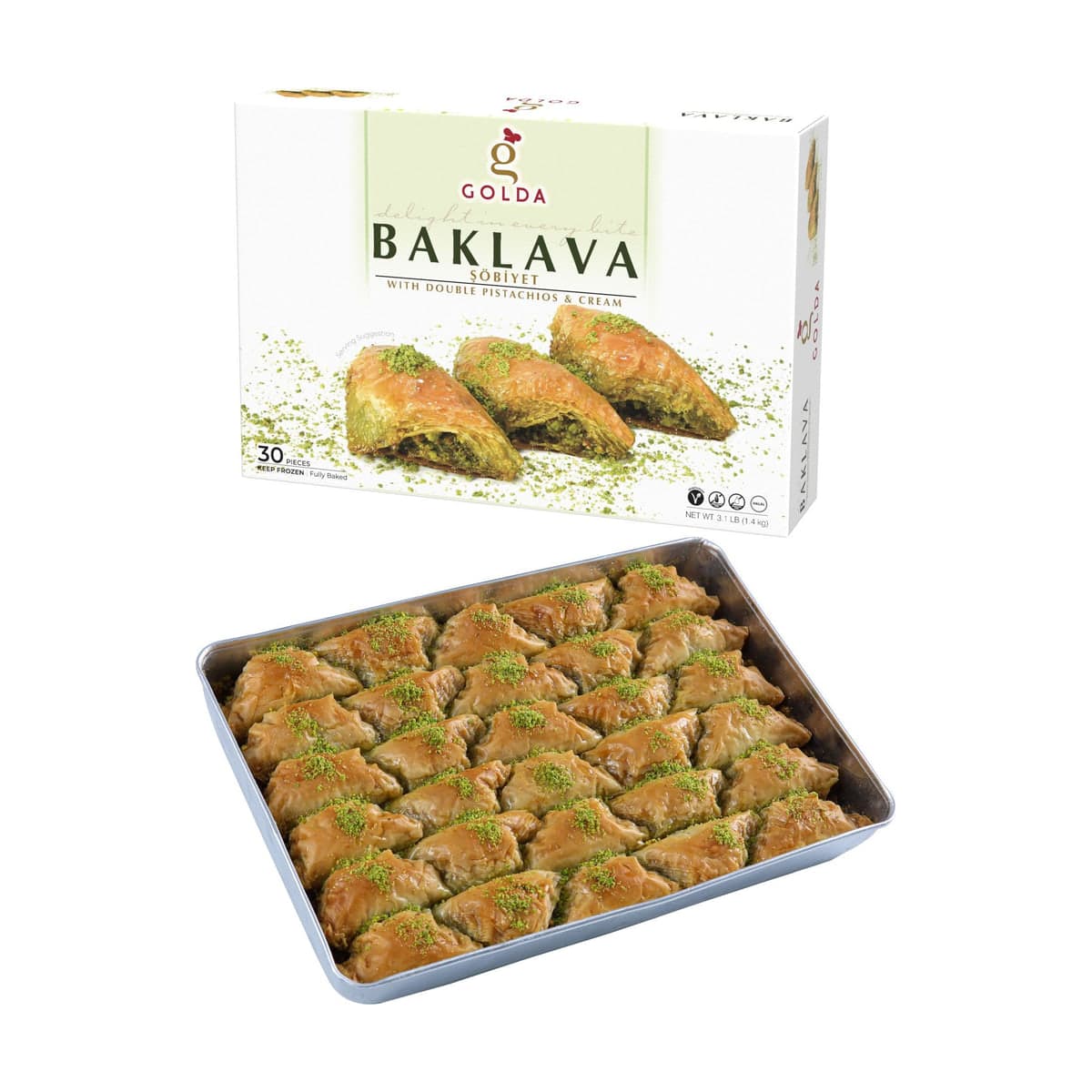 Golda بقلاوة شعيبيات (Şöbiyet)