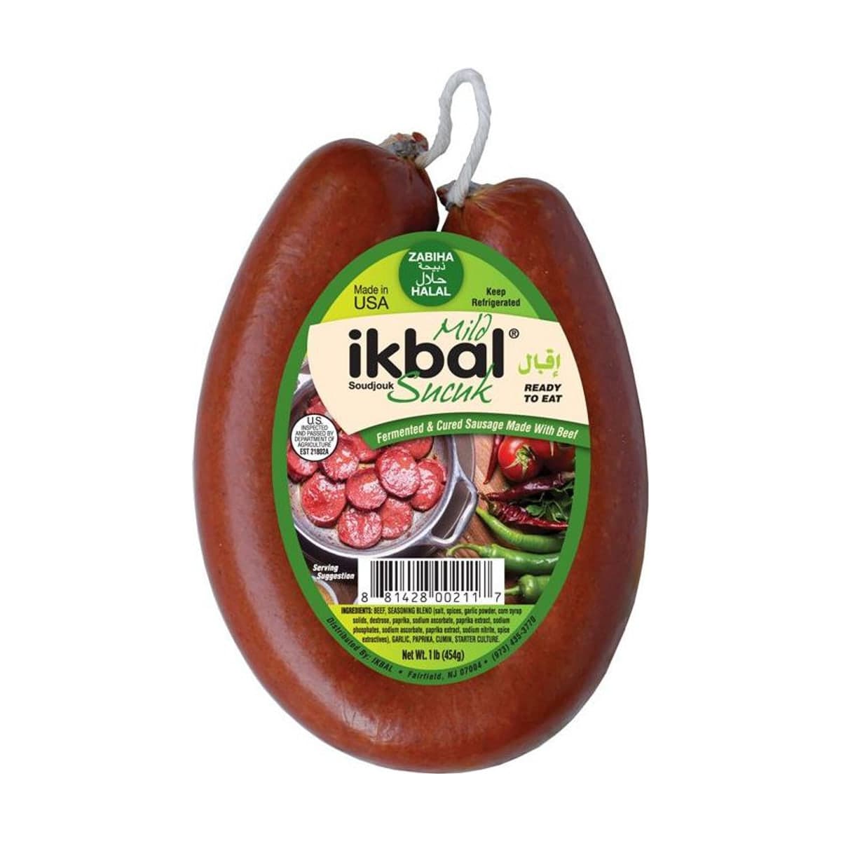Ikbal Sujuk de bœuf en anneau, doux