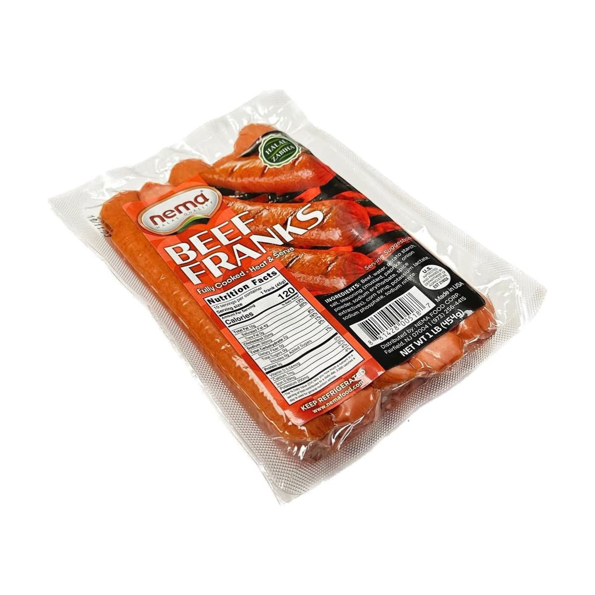 Nema Saucisses de Francfort au bœuf
