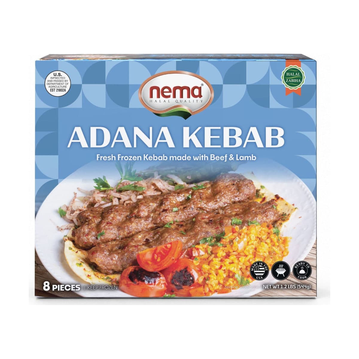 Nema Kebab Adana au bœuf et à l'agneau