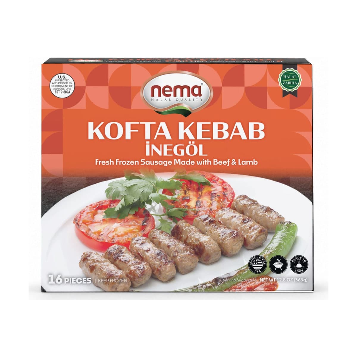 Nema Köfte au bœuf et à l'agneau (Inegol Kofte)
