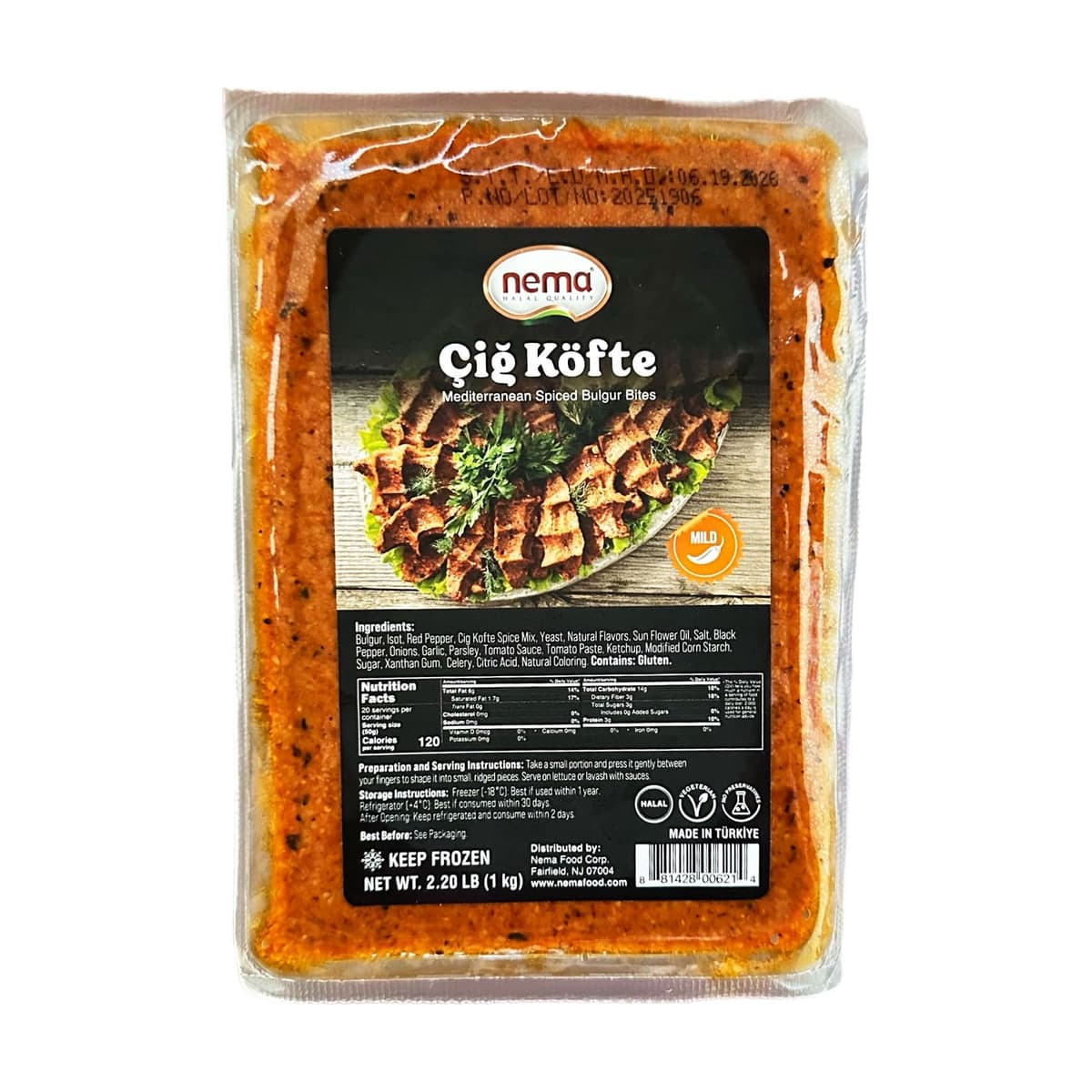 Nema Çiğ köfte en format familial, doux