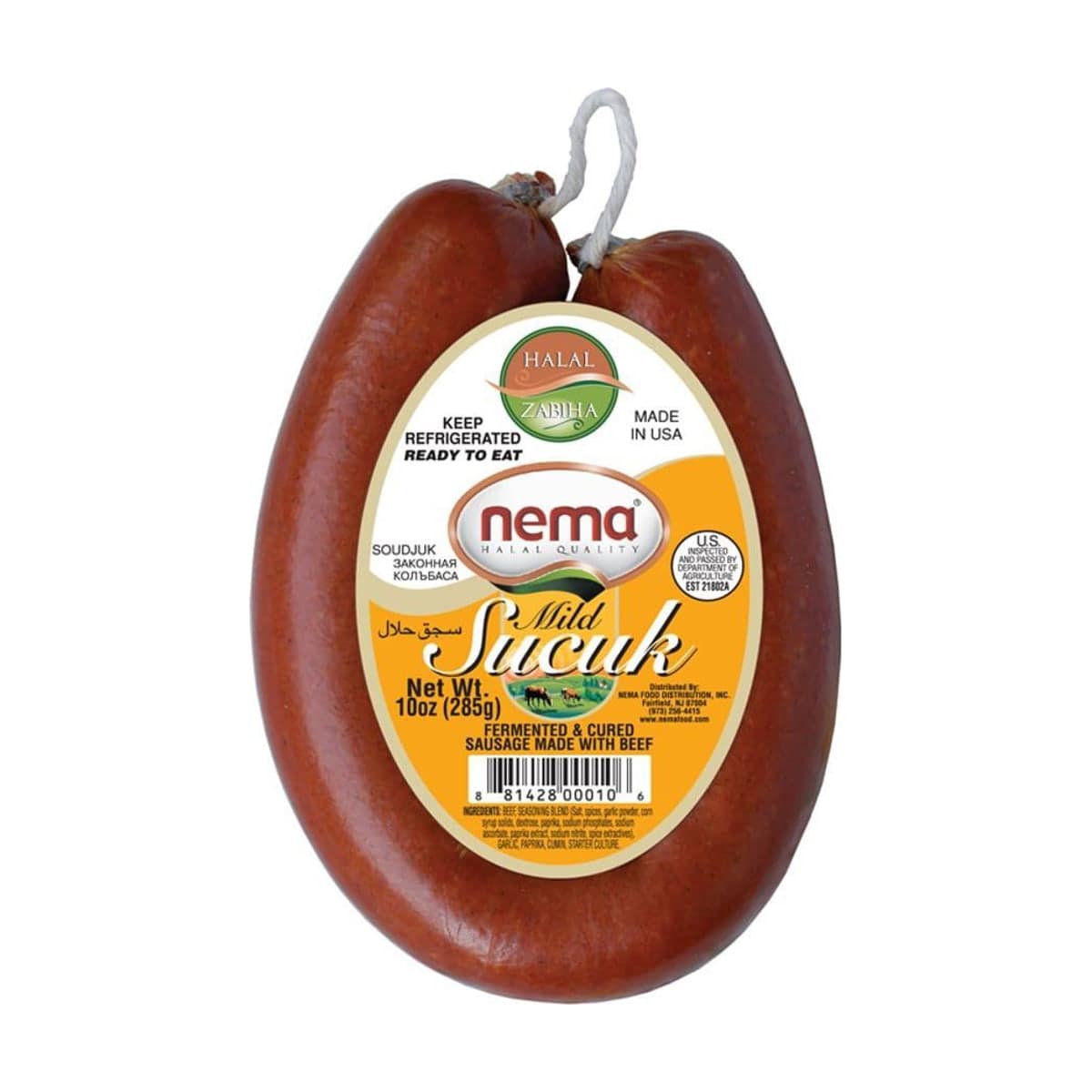 Nema Sujuk de bœuf en anneau, doux