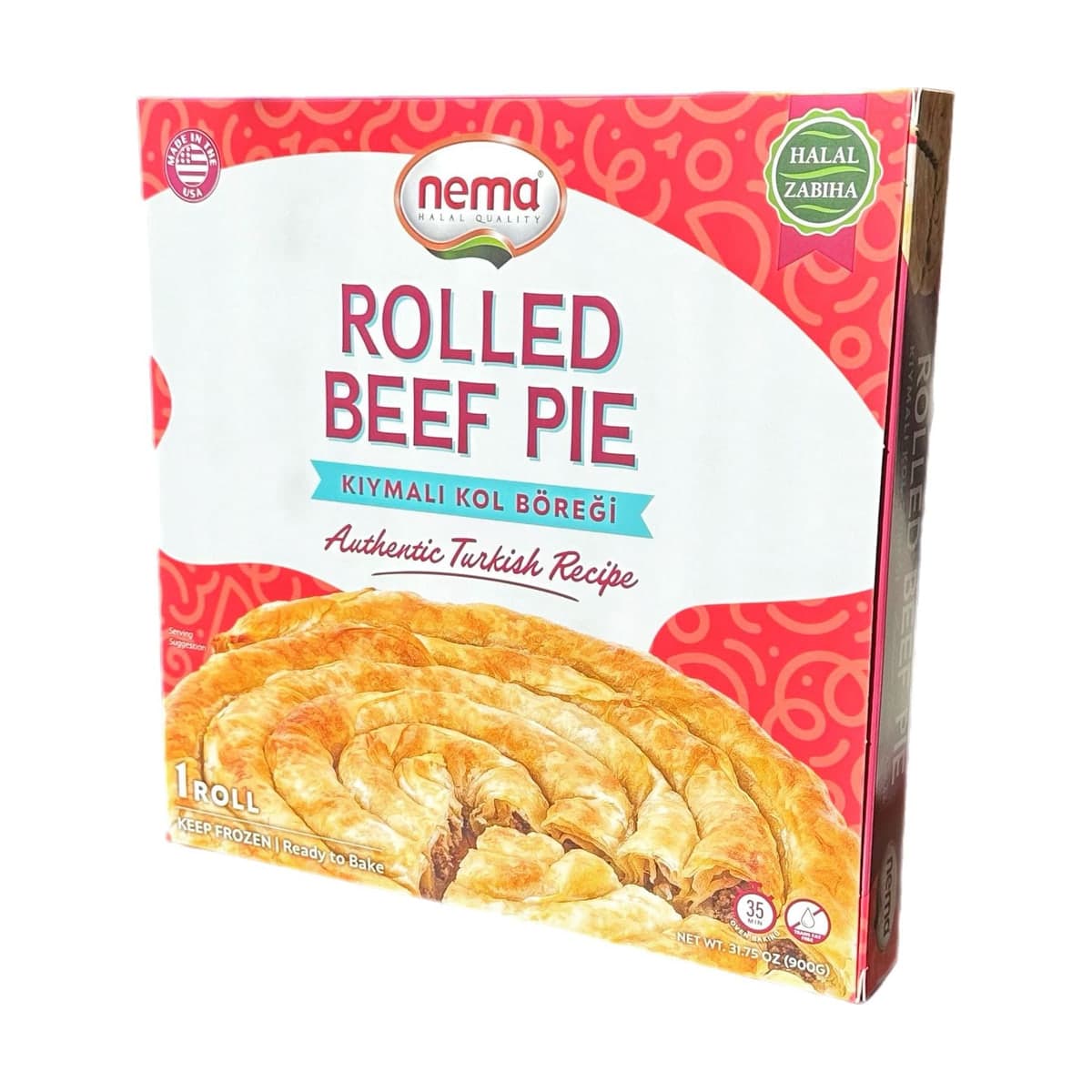 Nema Rolled Beef Pie (Kıymalı Kol Böreği)