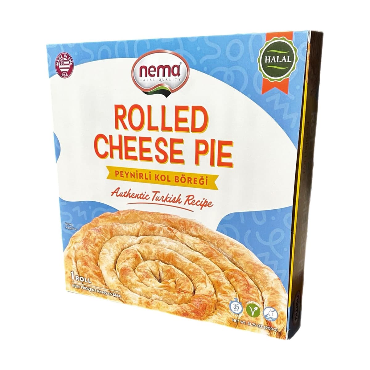 Nema Rolled Cheese Pie (Peynirli Kol Böreği)
