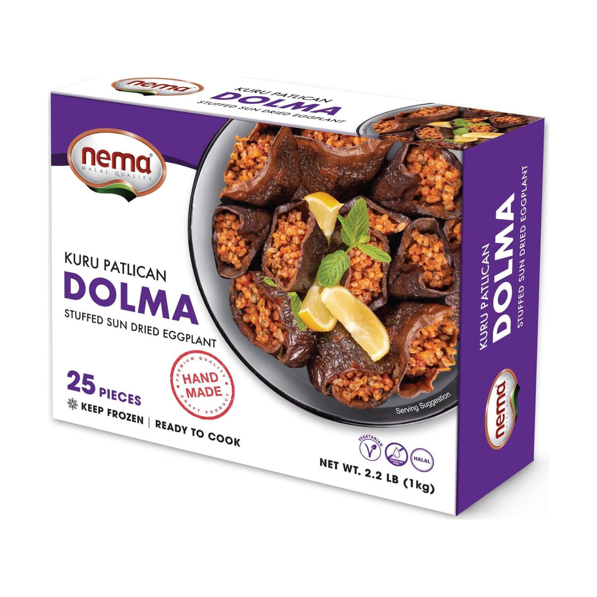 Nema Aubergines séchées au soleil, farcies