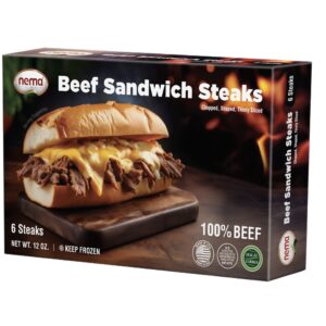 Nema Halal Beef Sandwich Philly Steak