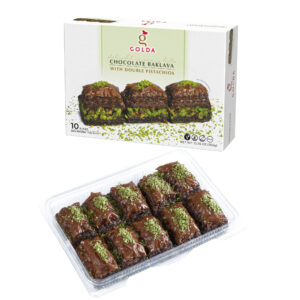 Golda Chocolate Baklava w/ Double Pistachios 350g