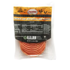 Chicken Loaf with Olives & Red Peppers (12 x 150g)