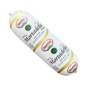 Nema Beef Mortadella Plain Big Size (3 x 6 lb)