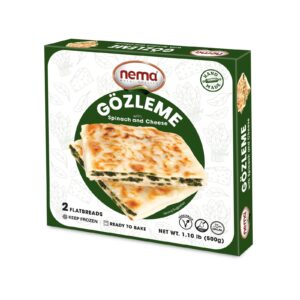 Nema Flatbread w/ Spinach & Cheese -Ispanaklı & Peynirli Gözleme (20 x 500g)